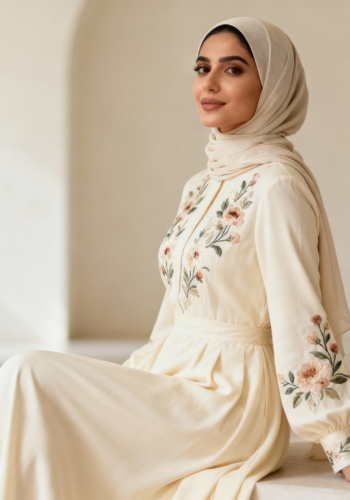 Embroidered Bridal Gown